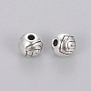 Tibetan Style Alloy Beads for Valentine's Day TIBEB-Q041-AS-FF-2