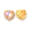 Moonlight Effect Heart Sew on Rhinestone RGLA-F079-01B-03-1