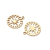 304 Stainless Steel Pendants STAS-H483-30G-2