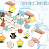 28Pcs 10 Styles Alloy Enamel Pendants ENAM-FS0002-16-2