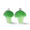 Opaque Resin Vegetables Pendants RESI-H144-01-2