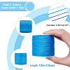   4 Rolls 4 Colors Nylon Thread Nylon String for Beading Jewelry Making NWIR-PH0001-84-6