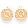 Golden Plated Alloy Enamel Charms LS-ENAM-S118-06O-1