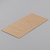 Rectangle Kraft Paper Sublimation Car Coaster Display Cards CDIS-WH0024-18B-02-2