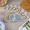 1 Set Wooden Baby Closet Divider WOOD-CP0001-09-3
