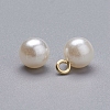 Acrylic Pearl Pendants IFIN-I031-01G-1
