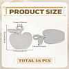 16Pcs 304 Stainless Steel Charms STAS-LP0003-11-2