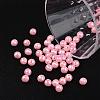 Faceted Colorful Eco-Friendly Poly Styrene Acrylic Round Beads SACR-K001-6mm-44-3