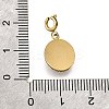 304 Stainless Steel Pave Natural Carnelian(Dyed & Heated) Faceted Oval Pendant Decoration STAS-H202-17G-3