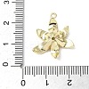 Brass Micro Pave Clear Cubic Zirconia Pendants KK-Z106-01G-04-3