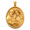 Religion Golden Tone 304 Stainless Steel Pendants LS-STAS-K289-01G-04-1