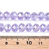 Electroplate Glass Beads Strands X-EGLA-A044-T8mm-B17-2