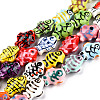 Handmade Porcelain Bead Strands X-PORC-N007-27-1