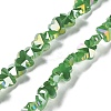 Electroplate Butterfly Glass Beads Strands EGLA-A036-08A-AB04-1
