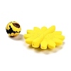 23Pcs Sunflower & Round Silicone Focal Beads LS-SIL-L005-01D-3