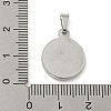 Non-Tarnish 304 Stainless Steel Pendants STAS-B071-02G-12P-3