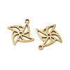 201 Stainless Steel Laser Cut Pendants STAS-P428-05G-2