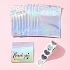Thanksgiving Day Theme Rectangle Zip Top Plastic Glitter Holographic Bags OPP-FS0001-16A-7