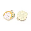 Alloy Enamel Pendants ENAM-T022-62A-2