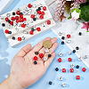 120Pcs 3 Styles Acrylic Beads OACR-DC0001-57-3