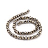 Electroplated Non-magnetic Synthetic Hematite Beads Strands G-G862-02I-2