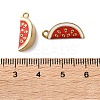 304 Stainless Steel Enamel Pendants STAS-B100-06G-08-3