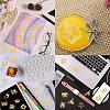 Nickel Metal Waterproof Self-Adhesive Picture Stickers DIY-WH20016-053-6
