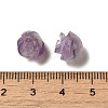 Natural Amethyst Carved Flower Scattered Beads G-O156-B-37-3
