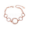 SHEGRACE Tin Alloy Chain Bracelets JB99A-1