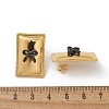 304 Stainless Steel Acrylic Stud Earrings for Women LS-STAS-Z117-06G-5