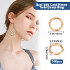 200Pcs Brass Open Jump Rings KK-BBC0004-41A-2