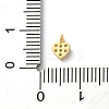 Brass Micro Pave Cubic Zirconia Charms KK-S513-09A-G-3