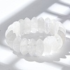 Bicone Natural Quartz Crystal Beads Stretch Bracelets for Women Men BJEW-C097-05J-2