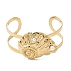 Stylish 304 Stainless Steel Cuff Bangles BJEW-K302-01D-G-4