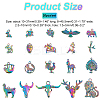 Animal Theme Alloy Pendant Sets FIND-HY0001-48-2