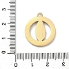 304 Stainless Steel & Rhinestone Pendants STAS-G371-09C-01G-3