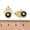 Ion Plating(IP) 316 Stainless Steel Enamel Pendants STAS-U014-72G-03-3