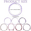 14Pcs 7 Colors Cotton Cord Bracelet Set for Men Women BJEW-FS00025-05-4