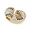 Brass Micro Pave Cubic Zirconia Pendants KK-Z108-02G-G-2