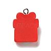 Christmas Opaque Resin Pendants X-RESI-G043-A04-3