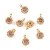 SHEGRACE Brass Pave Cubic Zirconia Charms XGRQ5K372-832G-B-2