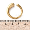 Ion Plating(IP) 304 Stainless Steel Cuff Rings RJEW-R133-011G-3
