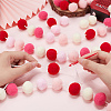 Wool Felt Ball Garland Colorful Pom Pom AJEW-WH0258-717A-3