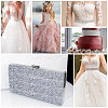 Glitter Resin Hotfix Rhinestone(Hot Melt Adhesive On The Back) OCOR-WH0052-01E-7