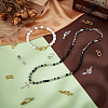 120 Sets 8 Styles Tibetan Style Alloy Hook and Eye Clasps FIND-PH0023-28-4