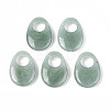 Natural Green Aventurine Large Hole Pendants G-N348-06B-05-1