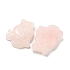Natural Rose Quartz Pendants G-M417-08G-2
