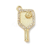 Brass Micro Pave Cubic Zirconia Pendants KK-I476-29A-G-1