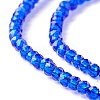 Transparent Glass Beads Strands GLAA-C019-01A-06-3