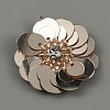 Flower Shape PVC Sequin/Paillette Beading Appliques DIY-WH0308-287C-1